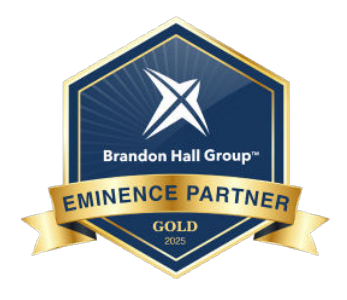Brandon Hall Group Eminence Partner, Gold 2025